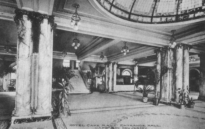 Hotel Cape May lobby. Photograph courtesy Don Pocher