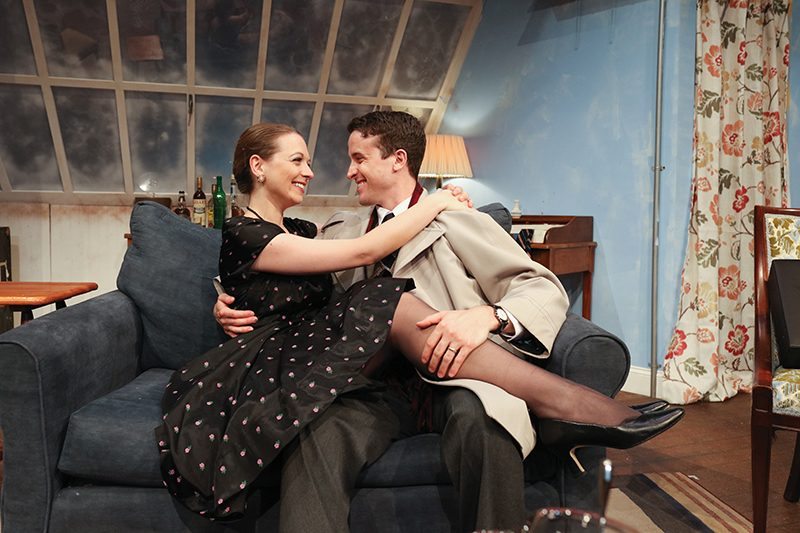 Holly Williams (Corie Bratter) and Stephen James Anthony (Paul Bratter). Photo credit: Aleksey Photography