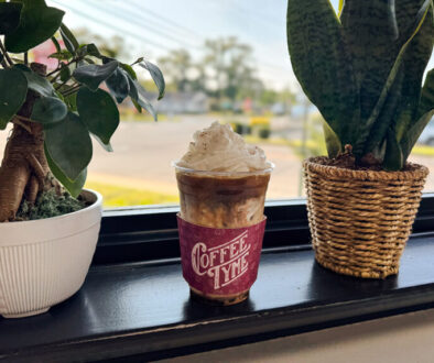 Coffee Tyme drink in window NCM Coffee Tyme drink in window NCM