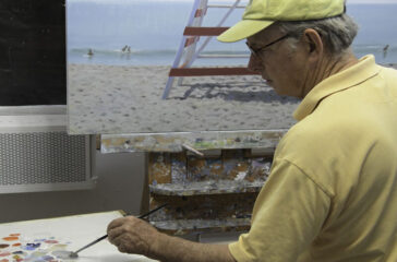 Finishing a painting copy Phil Courtney copy