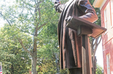 Statue of Douglass at the Easton Courthouse