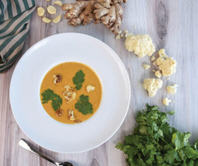 Try this at home cape may agazine early summer 2022 Coconut Curry Cauliflower Bisque