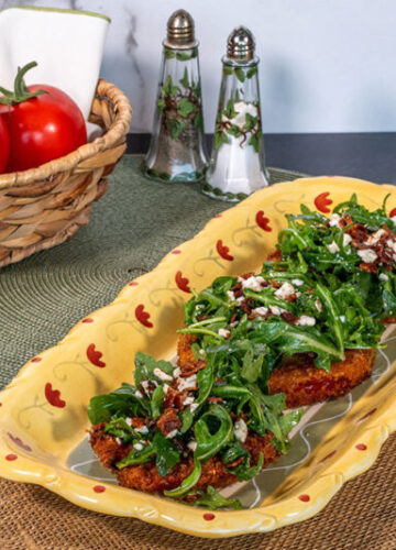 Fried Tomato, Bacon and Arugula Fried Tomato, Bacon and Arugula