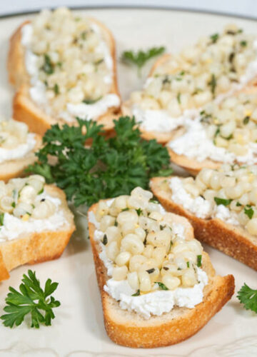 Roasted Corn Bruschetta Roasted Corn Bruschetta