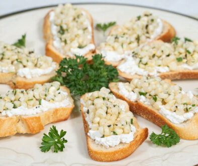 Roasted Corn Bruschetta