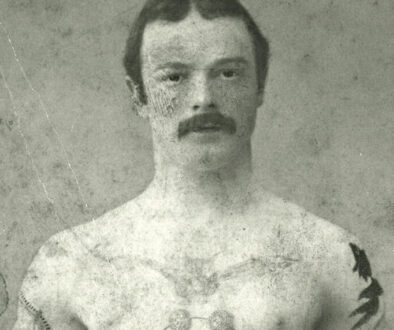 William Henry Furness III with tattoos